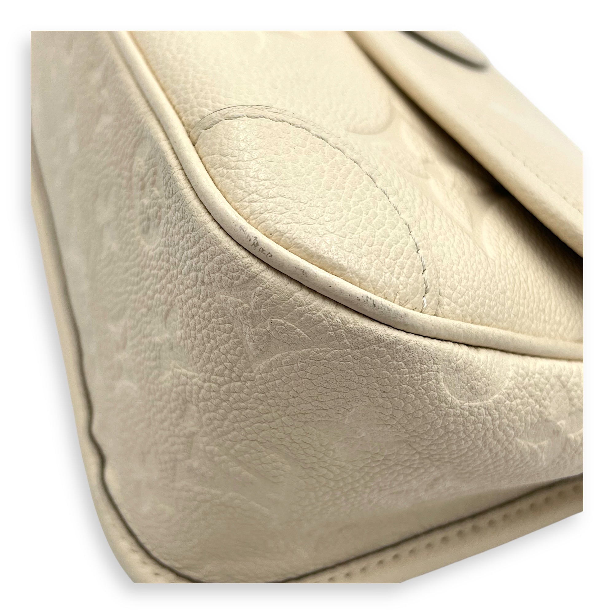Diane Crossbody Bag Beige in Empreinte Leather, Gold hardware - Image 7