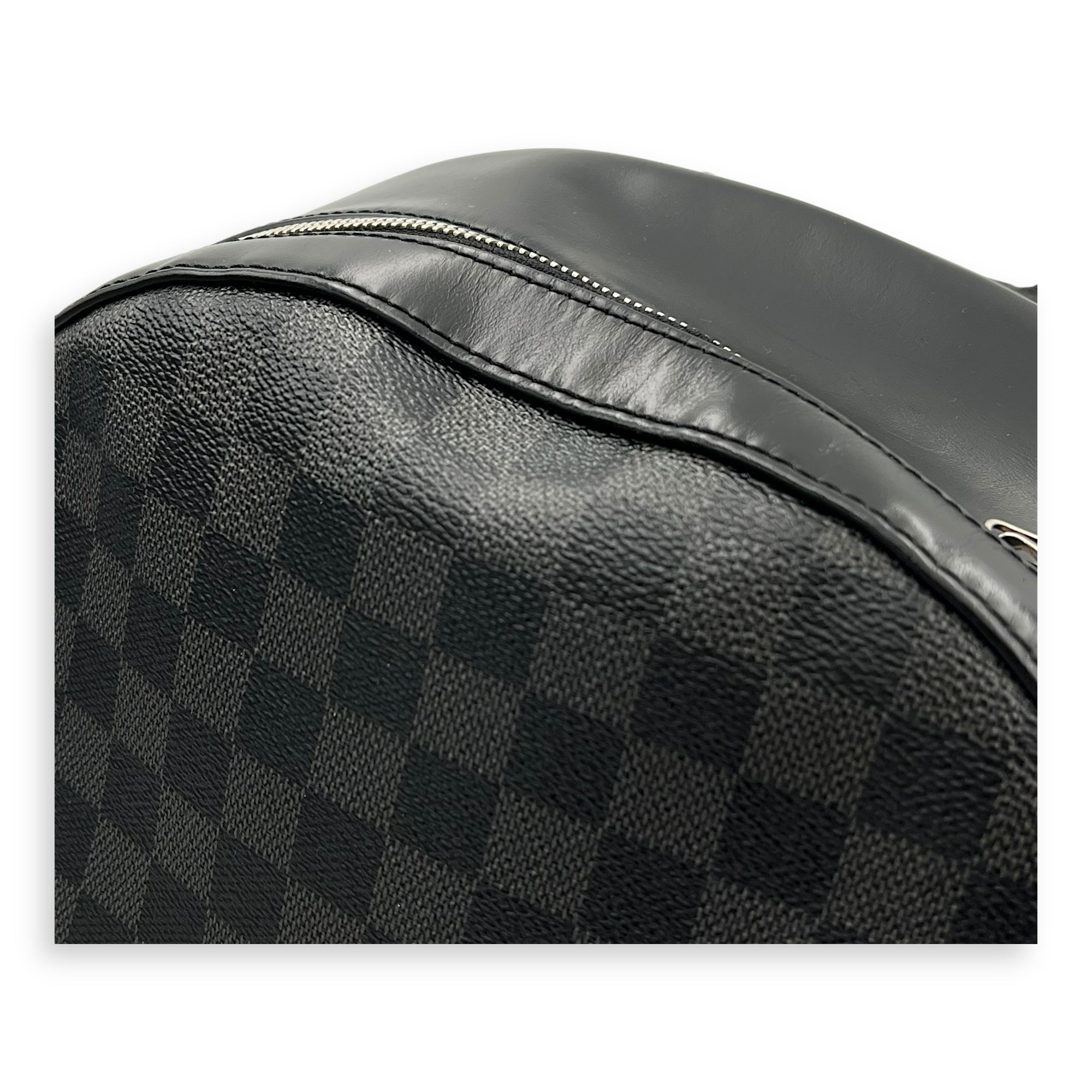 Josh Backpack Graphite in Coated Canvas, Silver hardware - Image 10