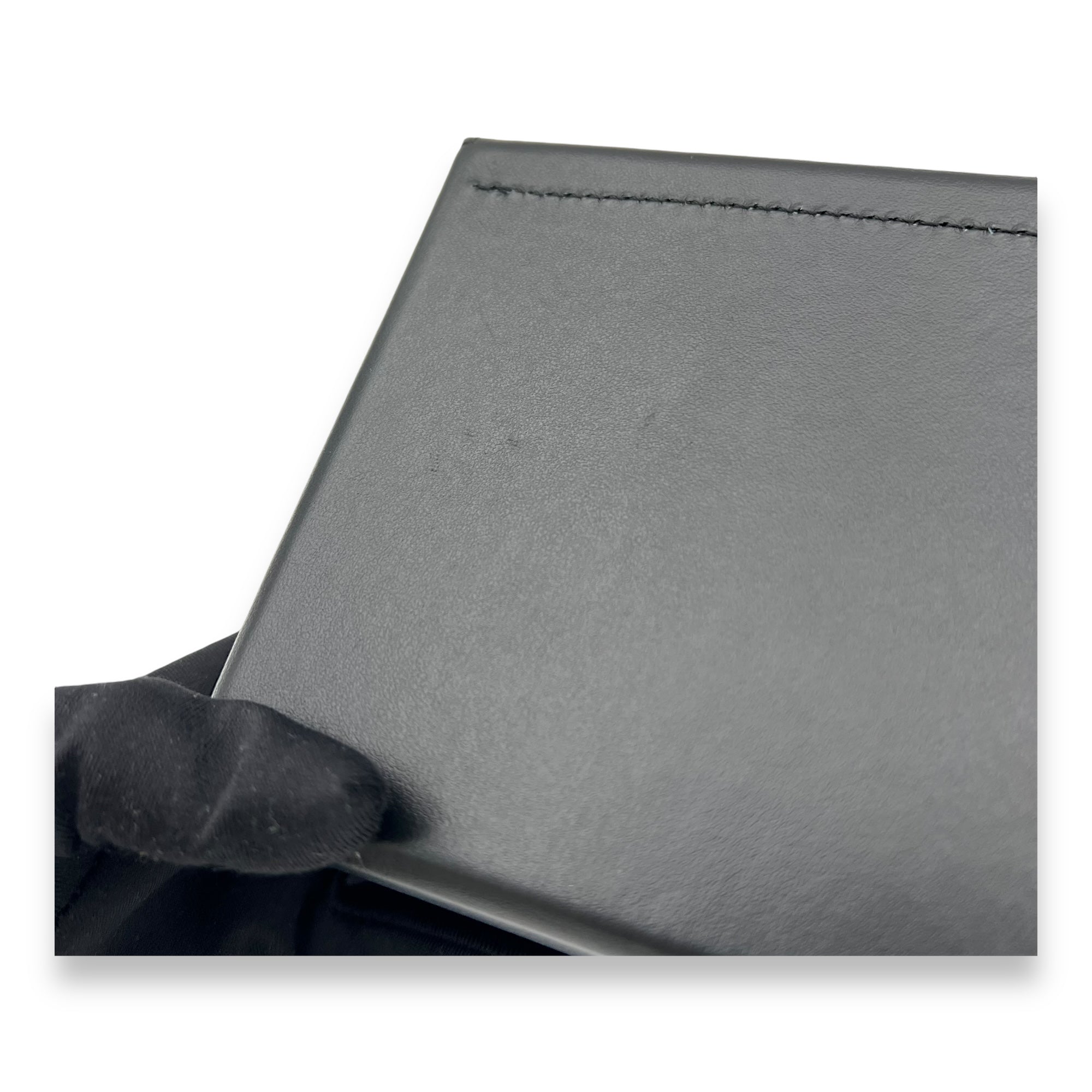 Baguette Box Marc Jacobs Black Crossbody Bag in Calfskin, Silver hardware - Image 8