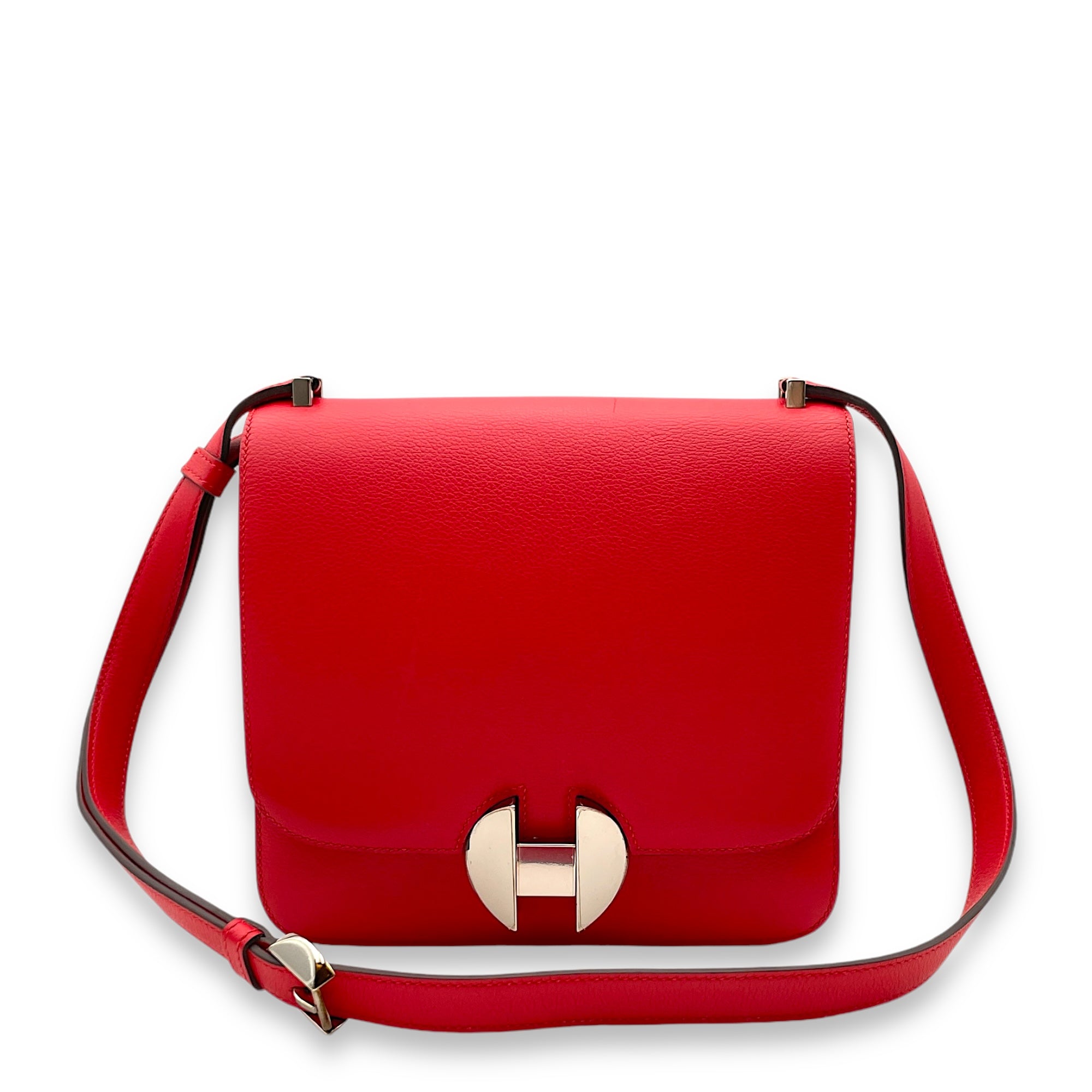 2002 20 Rouge De Coeur in Evercolor, Palladium hardware - Image 8