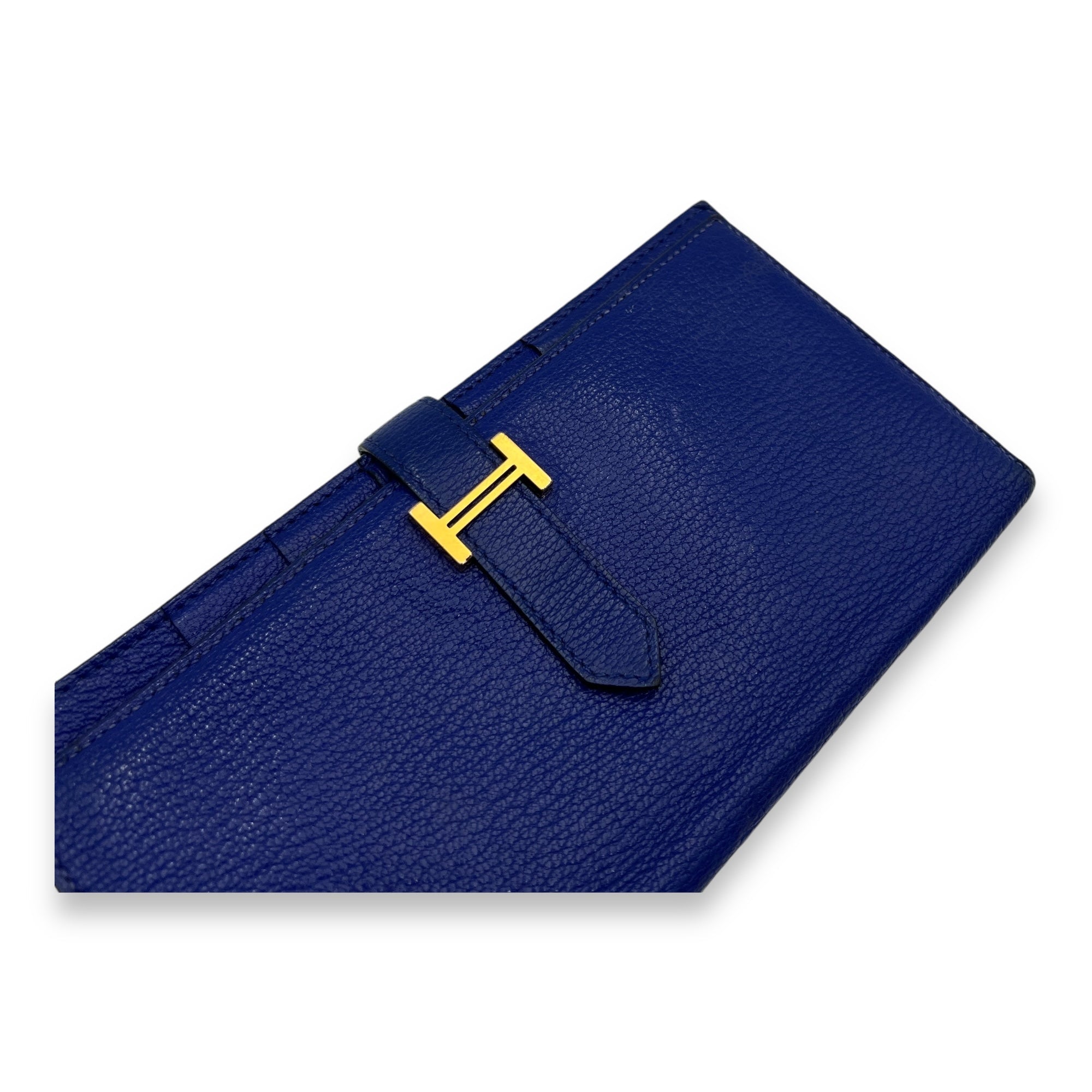 Bearn Blue in Chevre Mysore, Gold hardware - Image 7