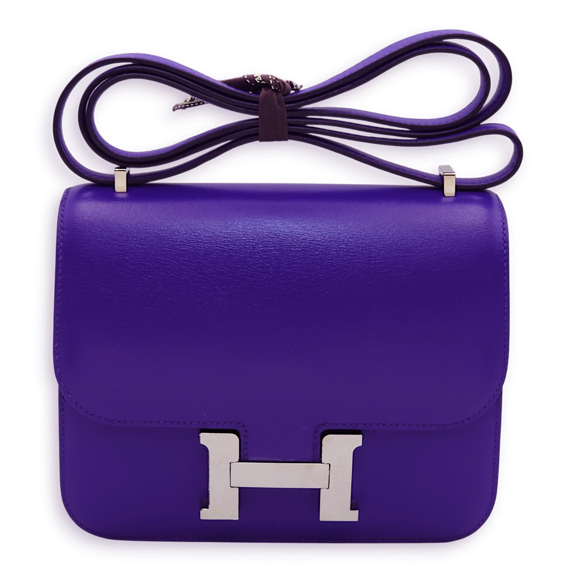 Constance 18 Blue Electric in Tadelakt, Palladium hardware - Image 13