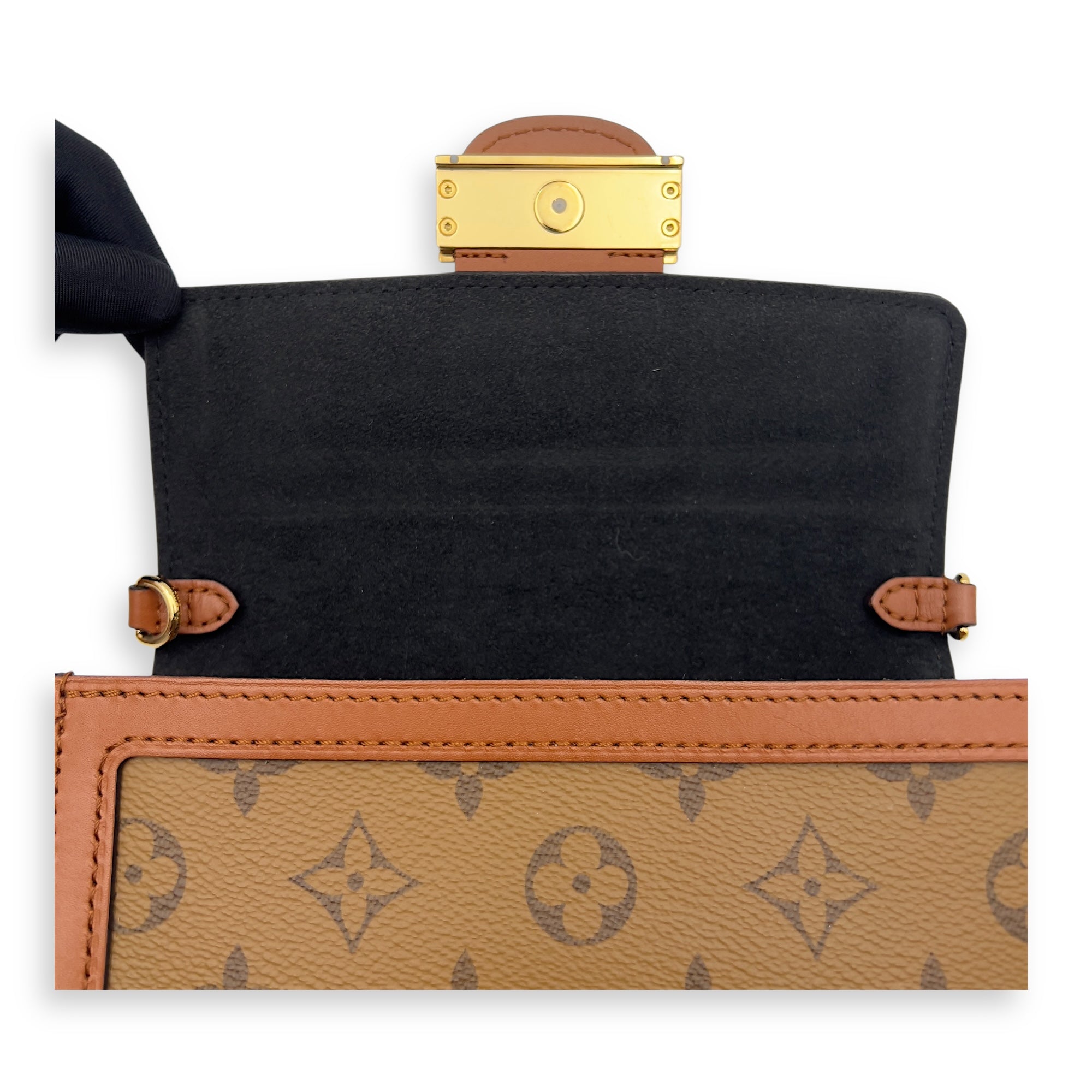 Dauphine Belt Bag Brown in Monogram Coated Canvas, Gold hardware - Image 18