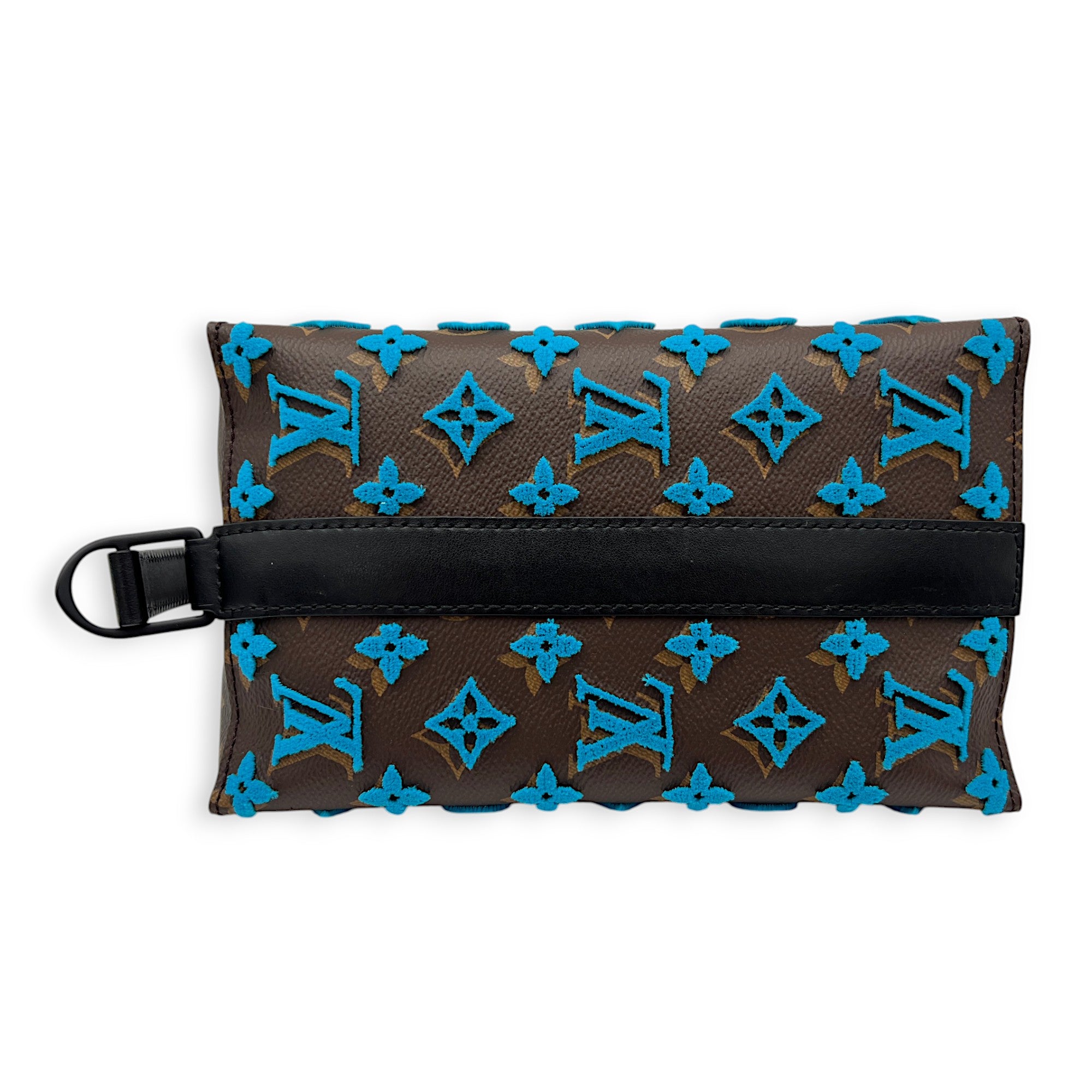 Tuffetage Triangle Messenger bag in Monogram coated canvas, Lacquered Metal Hardware - Image 5