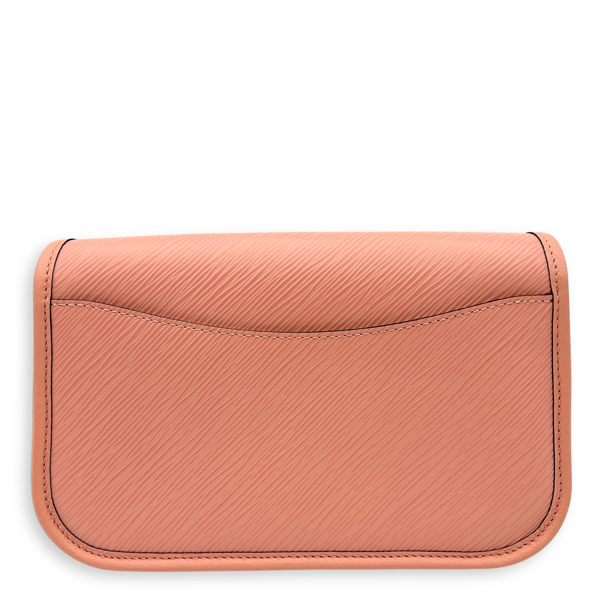 Buci Shoulder Bag Pink in Epi Leather, Silver hardware - Image 3