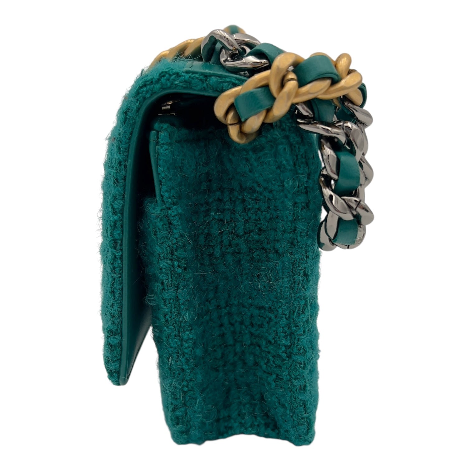 C19 Pouch Wallet On Chain in Tweed, Mixed hardware - Image 5