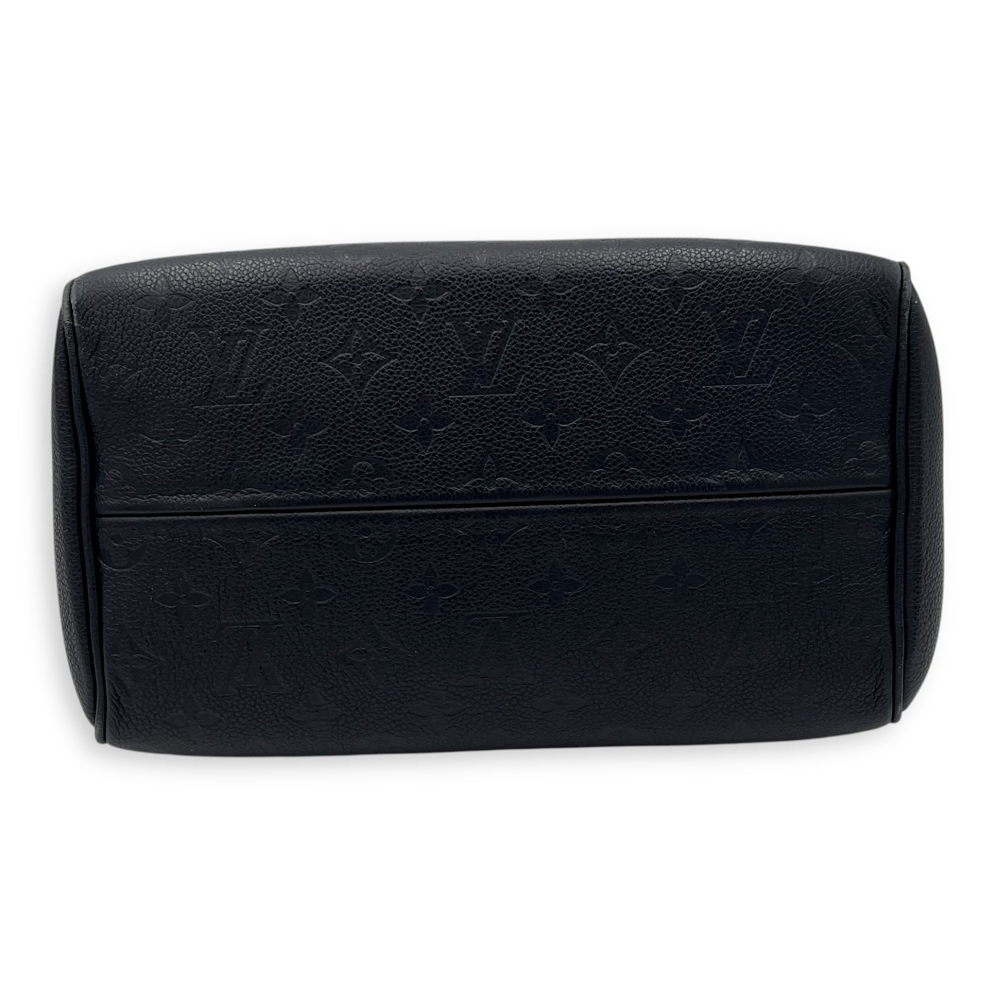 Speedy Top Handle Bag Blue in Empreinte Leather, Gold hardware - Image 10