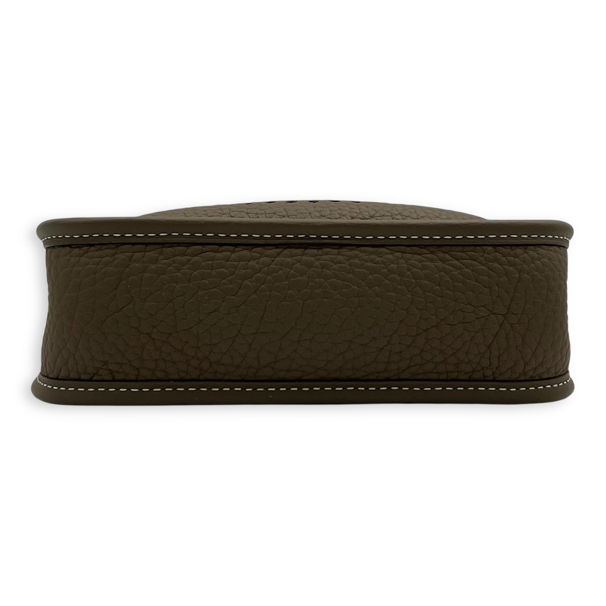 Evelyne TPM Etoupe Crossbody Bag in Clemence, Gold hardware - Image 6