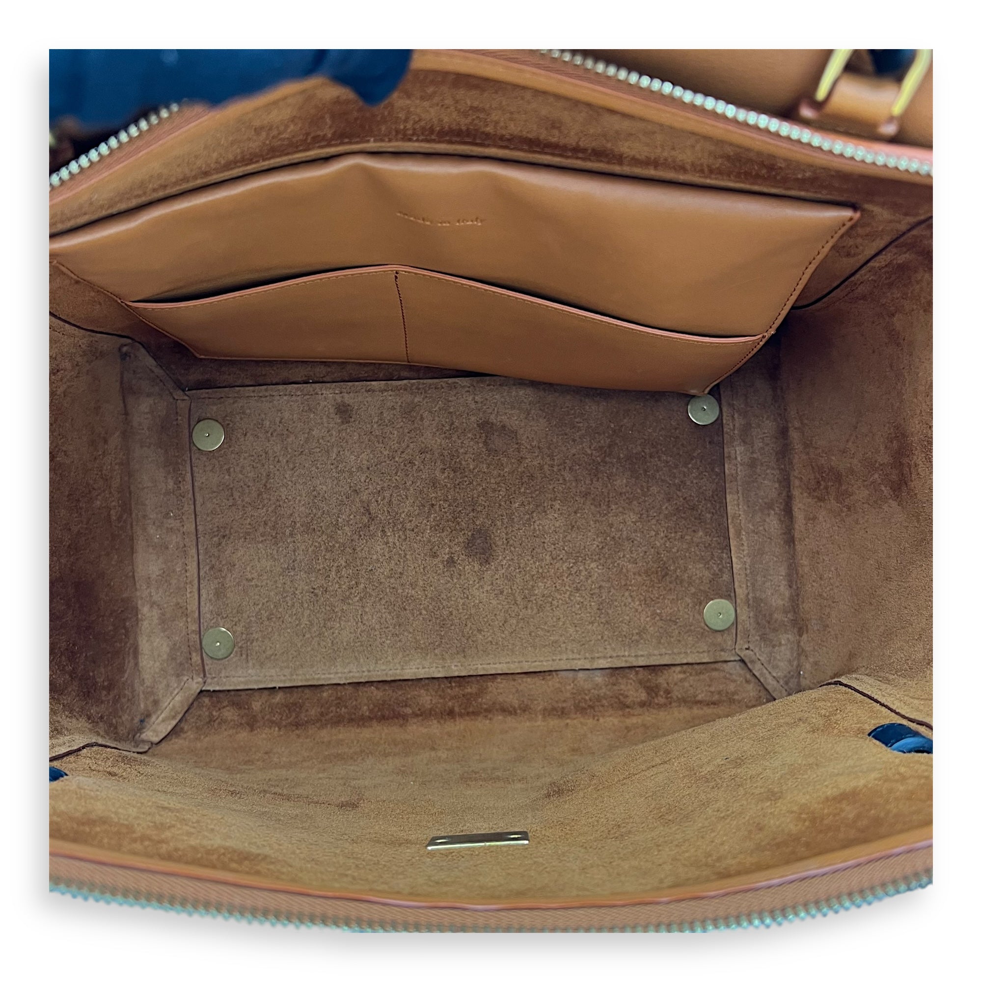 Belt Bag Small Brown Top Handle Bag in Calfskin, Gold hardware - Image 7