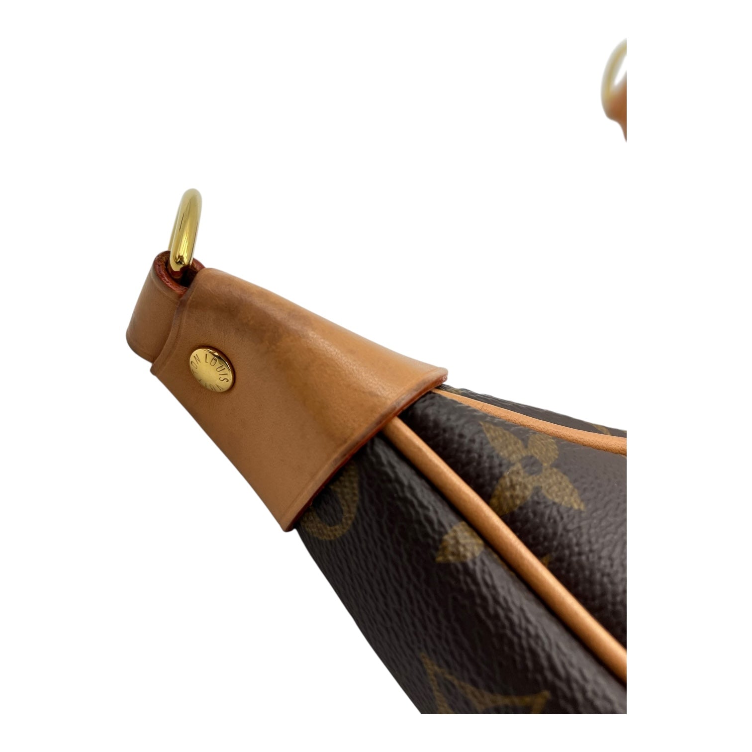 Loop Shoulder Bag Brown in Monogram Coated Canvas, Gold hardware - Image 9