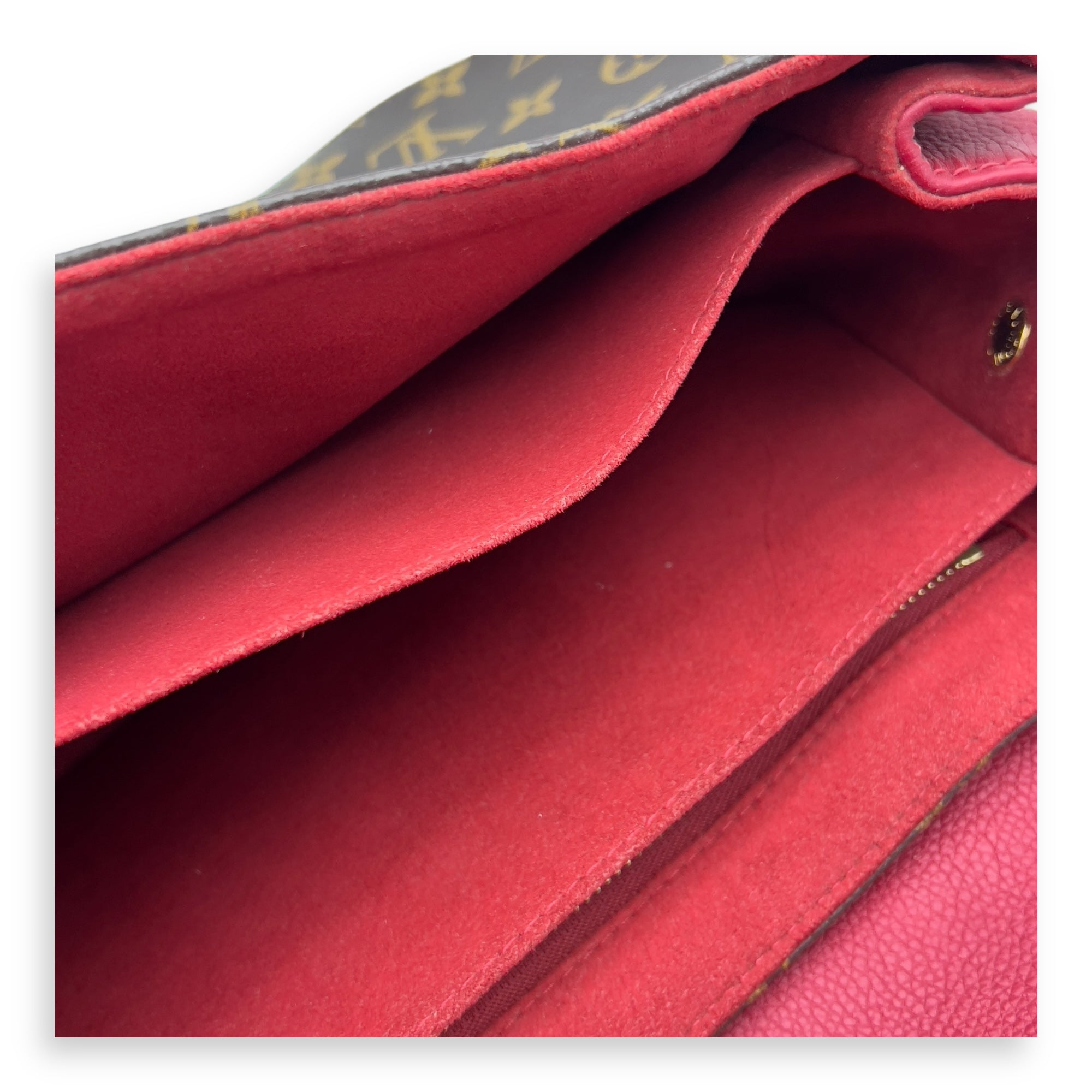 Eden Brown Top Handle Bag in Coated Canvas, Gold hardware - Image 12