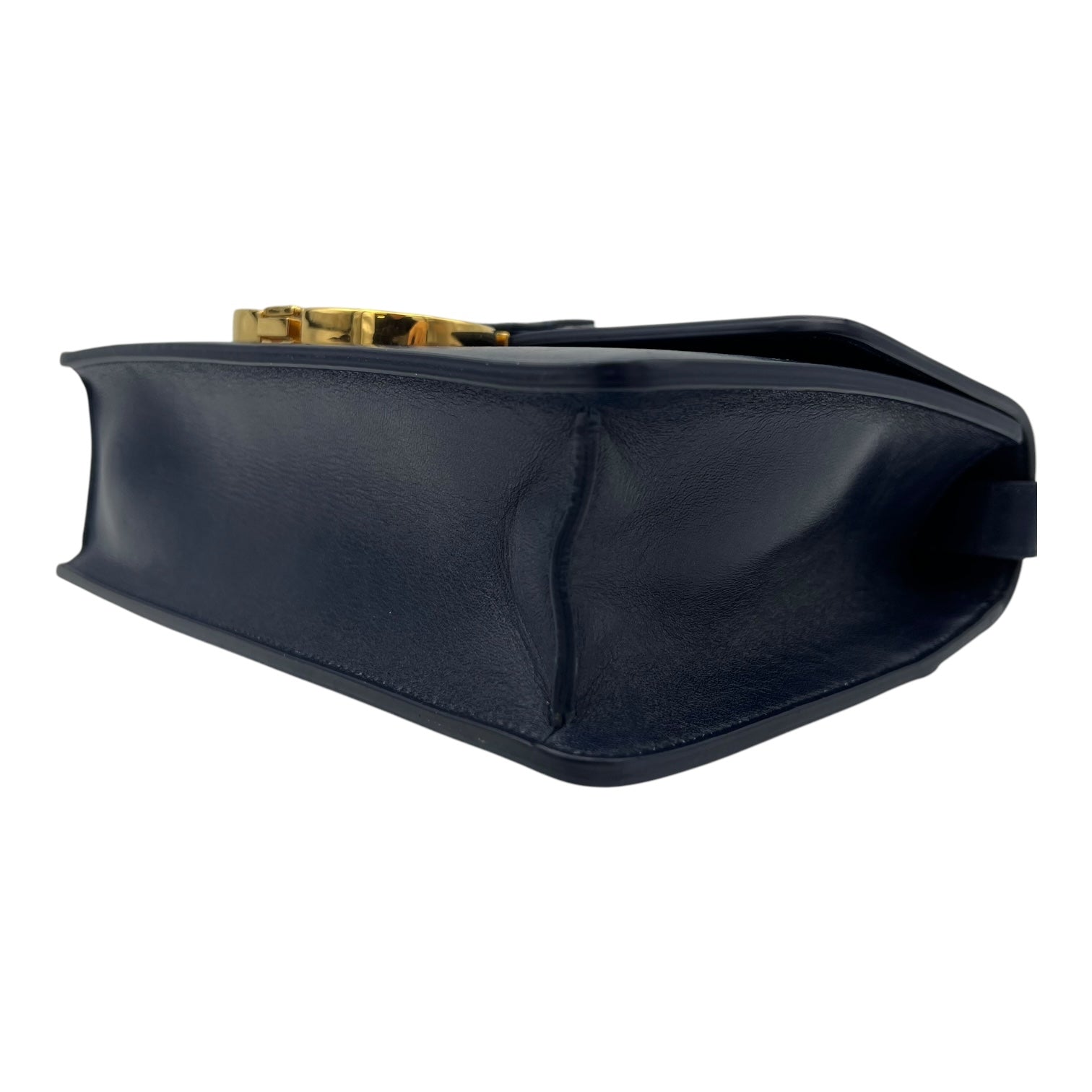 30 Montaigne Shoulder Bag Blue in Calfskin, Gold hardware - Image 11