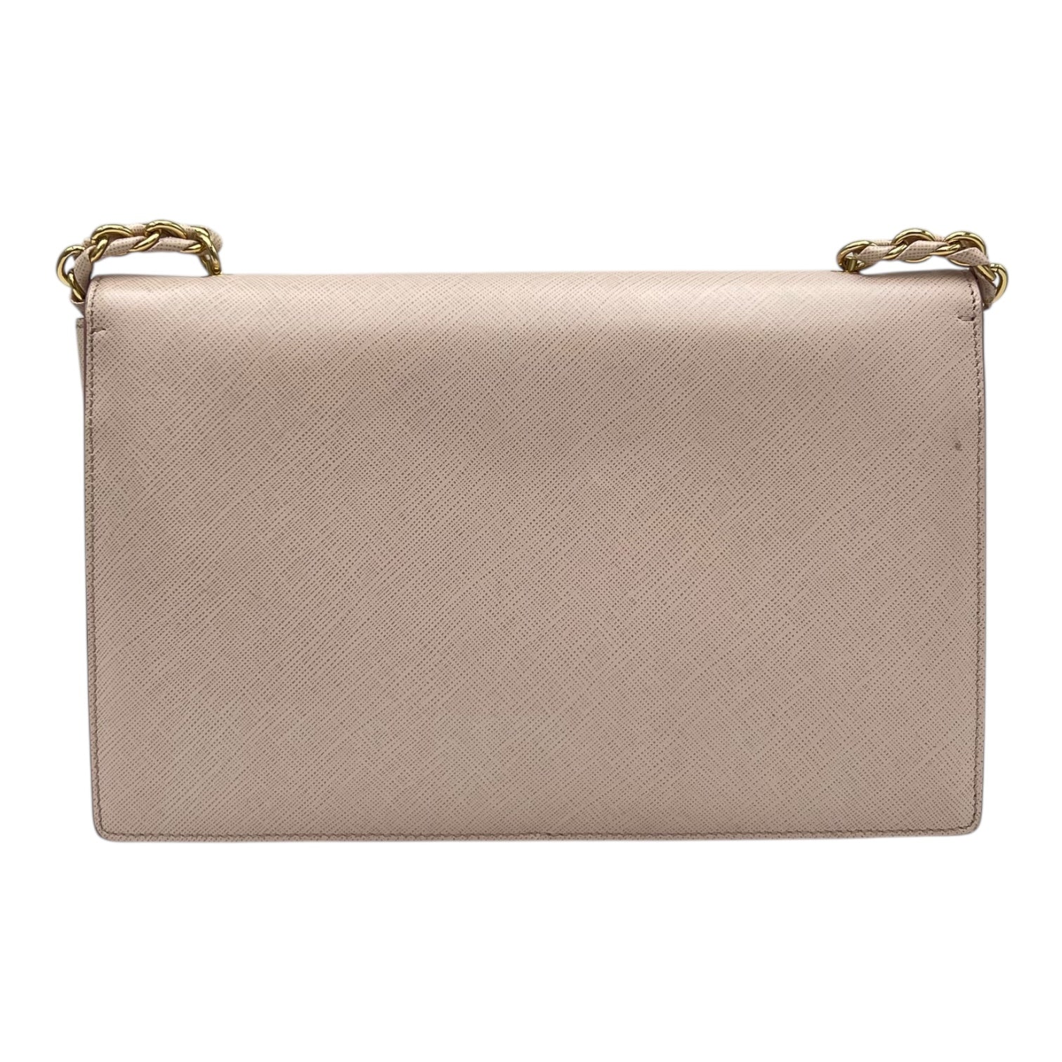 Vara Bow Pink Crossbody Bag in Calfskin, Gold hardware - Image 3