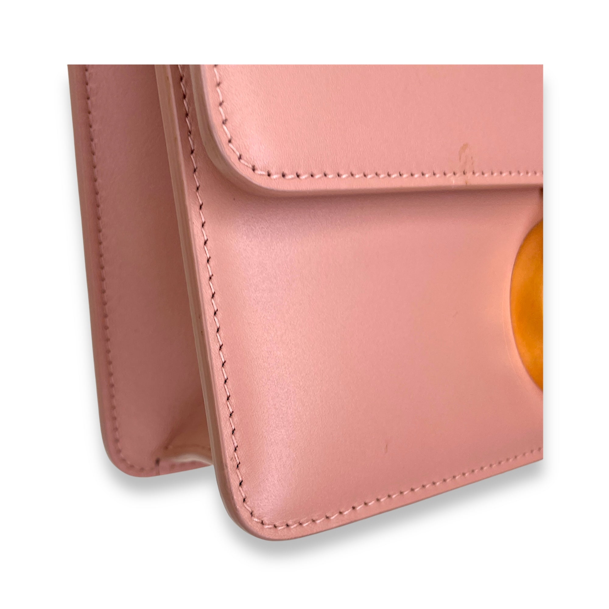 30 Montaigne Medium Pink Crossbody Bag in Calfskin, Gold hardware - Image 11