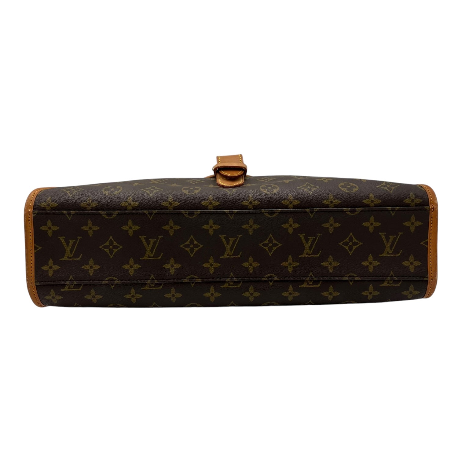 Beverly Top Handle Bag Brown in Monogram Coated Canvas, Gold hardware - Image 6