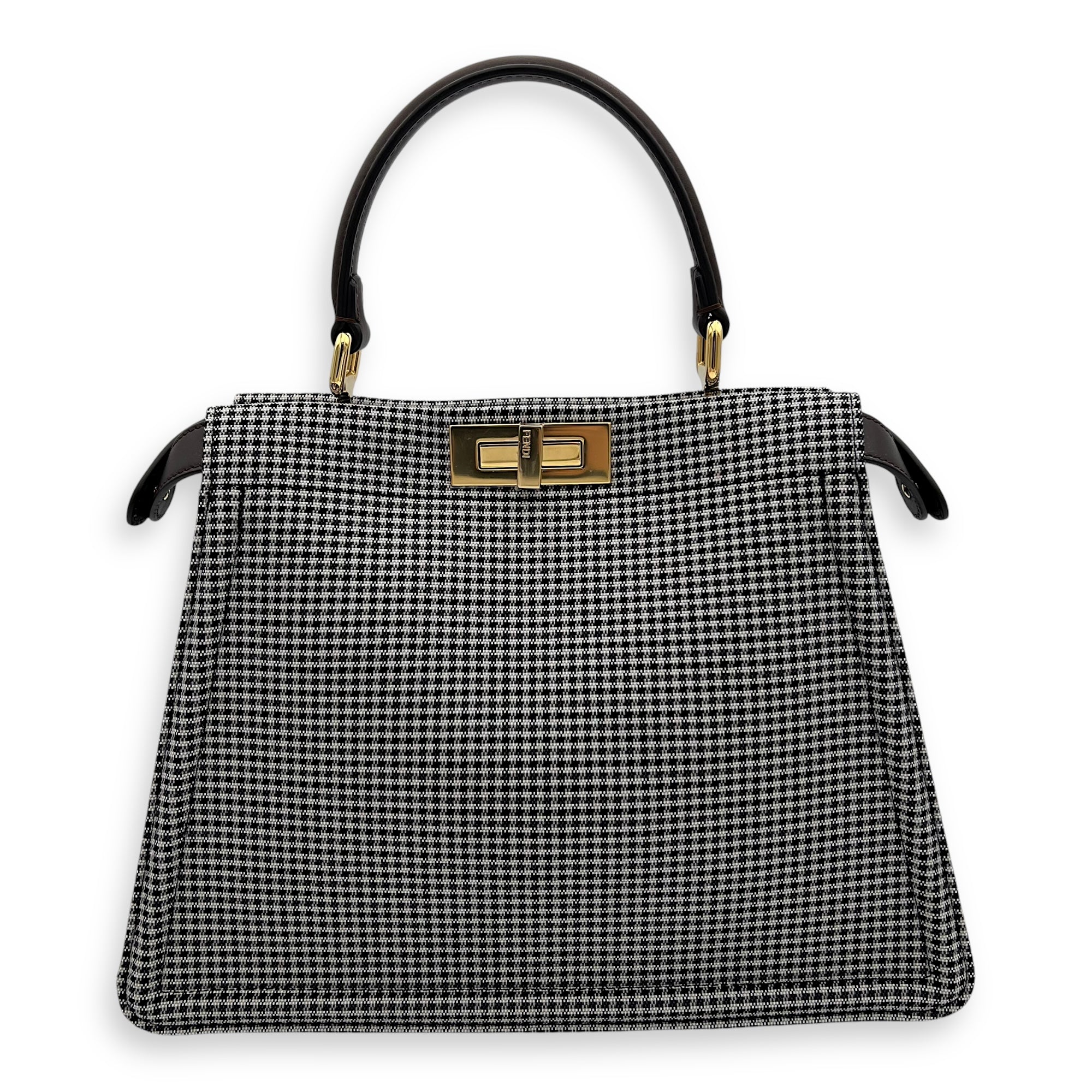 ISeeU Top handle bag in Canvas, Gold Hardware