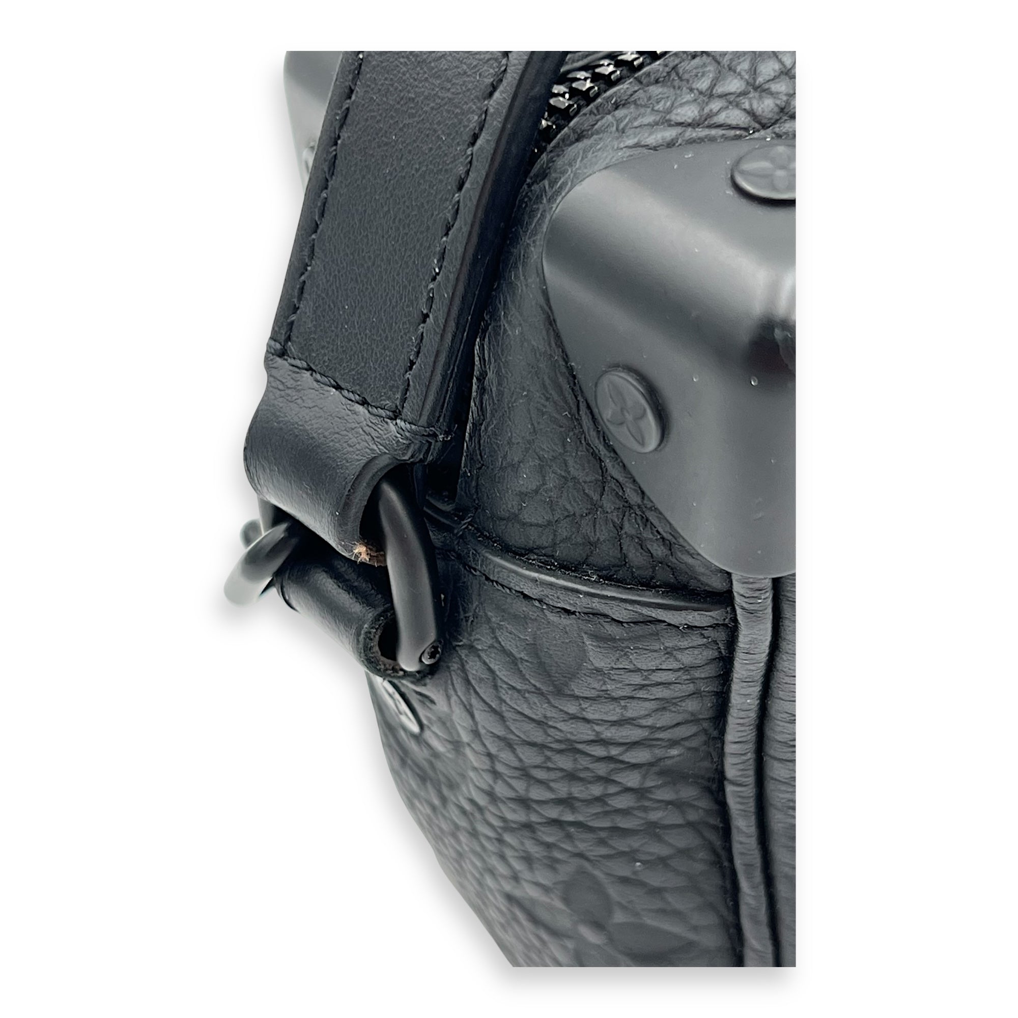 Soft Trunk Crossbody Bag Black in Monogram Empreinte Leather, Lacquered Metal hardware - Image 12