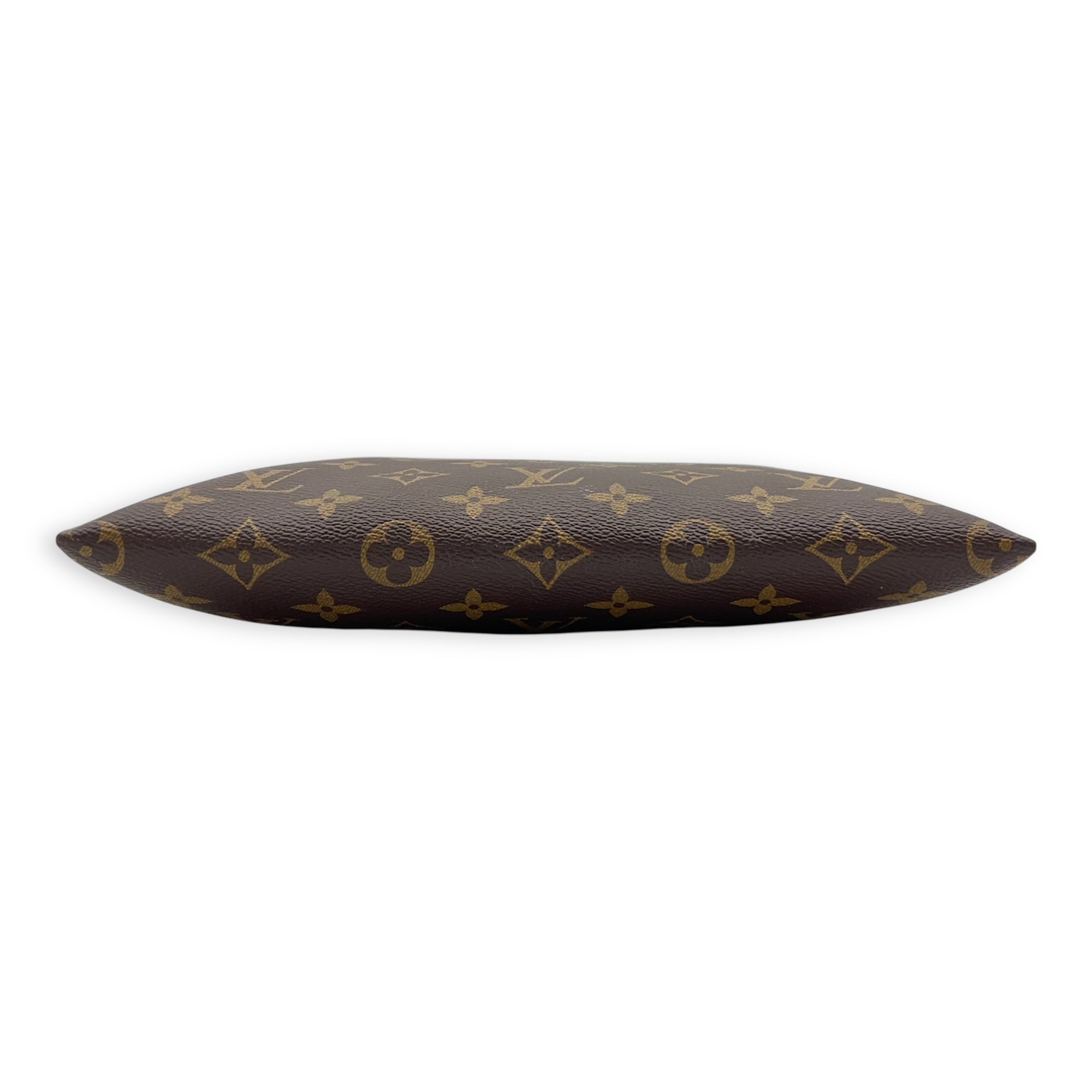 Tuileries Pouch Brown in Monogram Coated Canvas, Gold hardware - Image 6