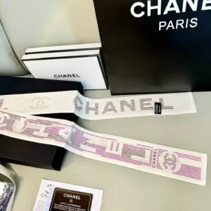 Chanel Silk Scarf Minimalist 575