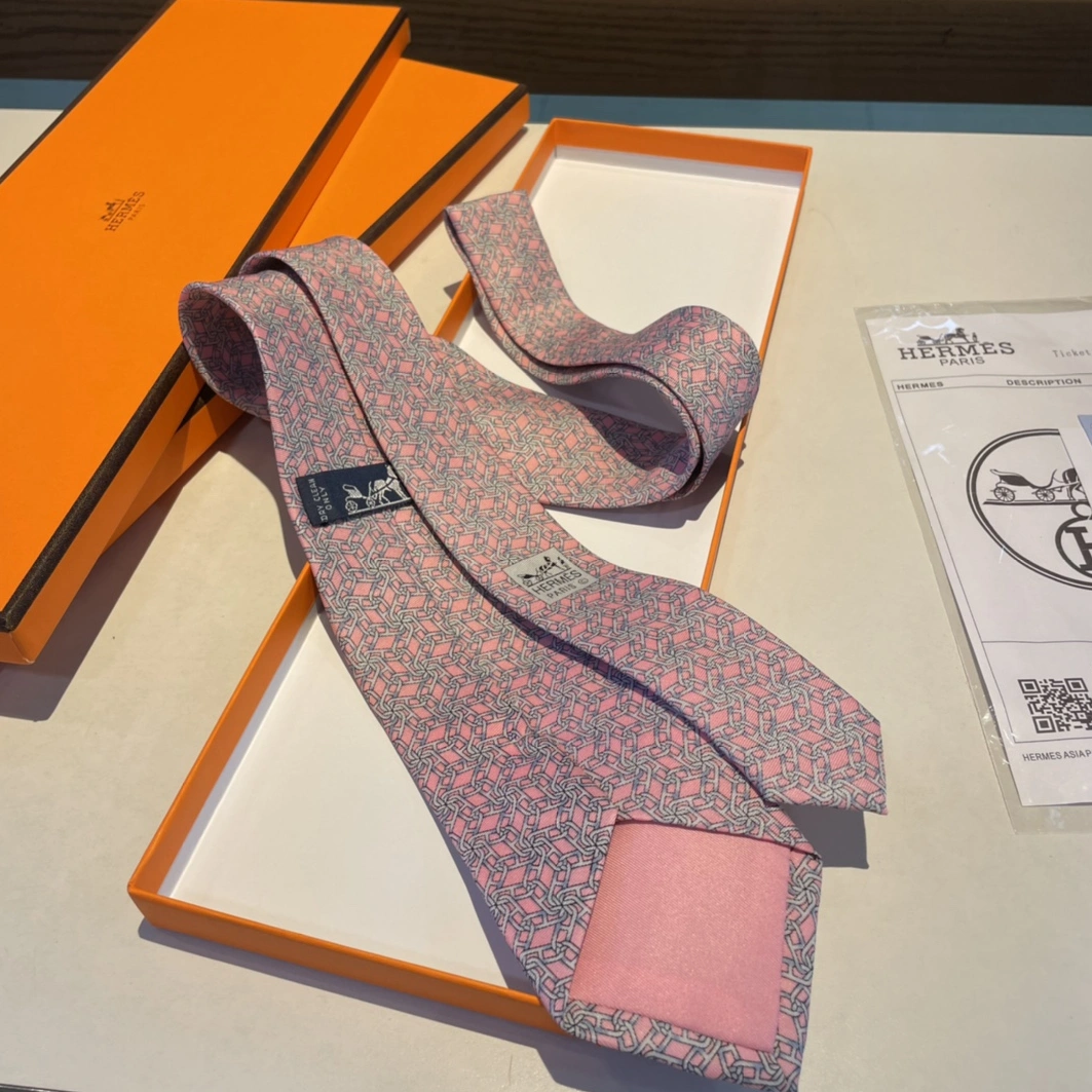 Hermes Necktie For Men Popular 2916 - Image 3
