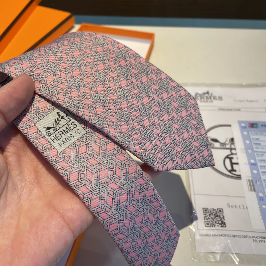 Hermes Necktie For Men Popular 2916 - Image 4