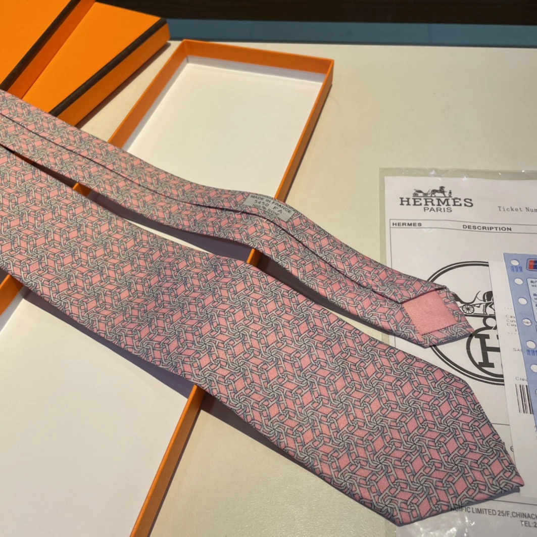 Hermes Necktie For Men Popular 2916 - Image 5