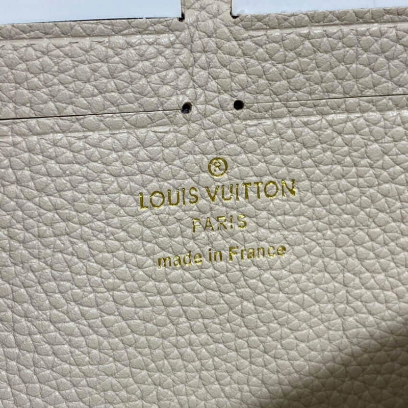 19.5 x 10 Louis Vuitton Bicolor Monogram Empreinte Leather Zippy Wallet Tourterelle Gray Cream - Image 10