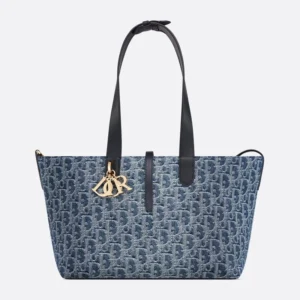 TopPick 9160 Dior Toujours Bag In Oblique Motif Denim Blue
