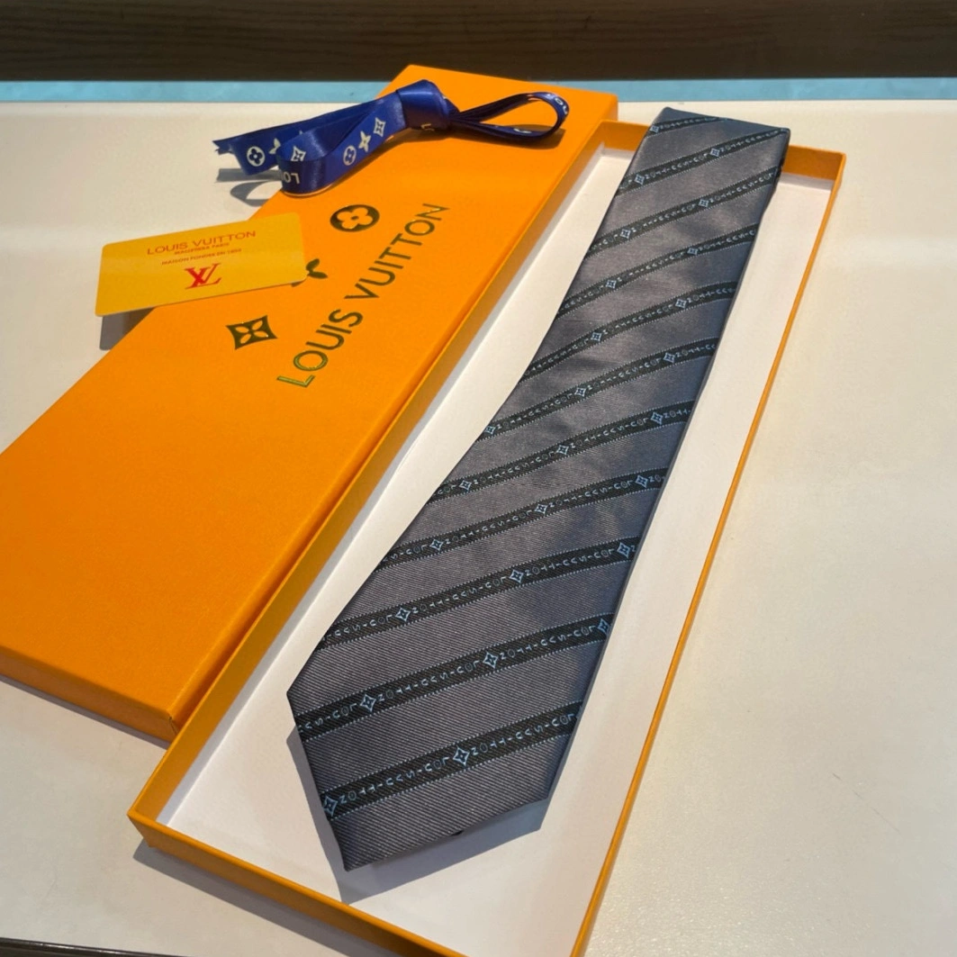 Vibrant 9050 Louis Vuitton LV Necktie For Men - Image 8