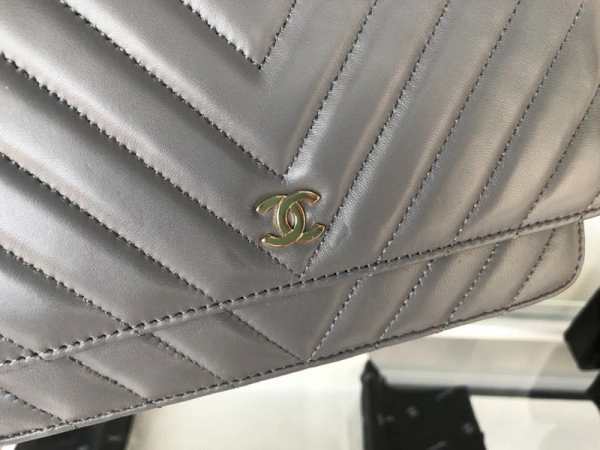 ModernLook CHANEL Flap Bag Lambskin With Gold Silver Hardware 847 - Image 9